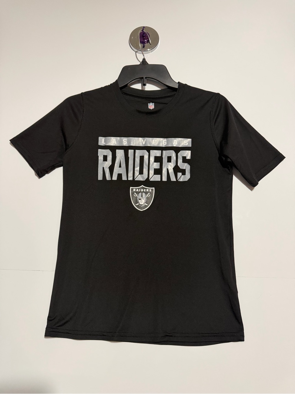 NFL Black Las Vegas Raiders Crewneck Tee